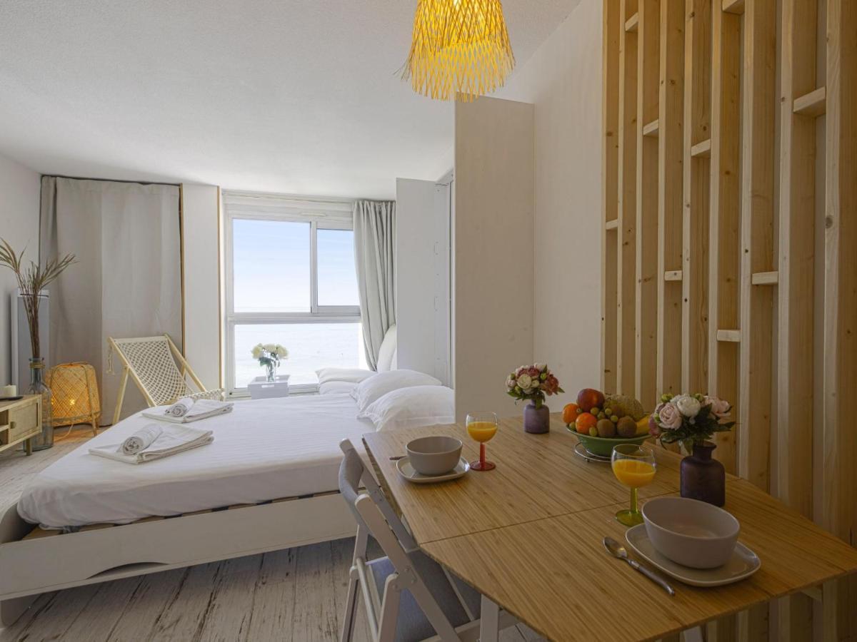 Superbe Studio Face A La Mer Acces Direct Plage Biarritz Exterior foto
