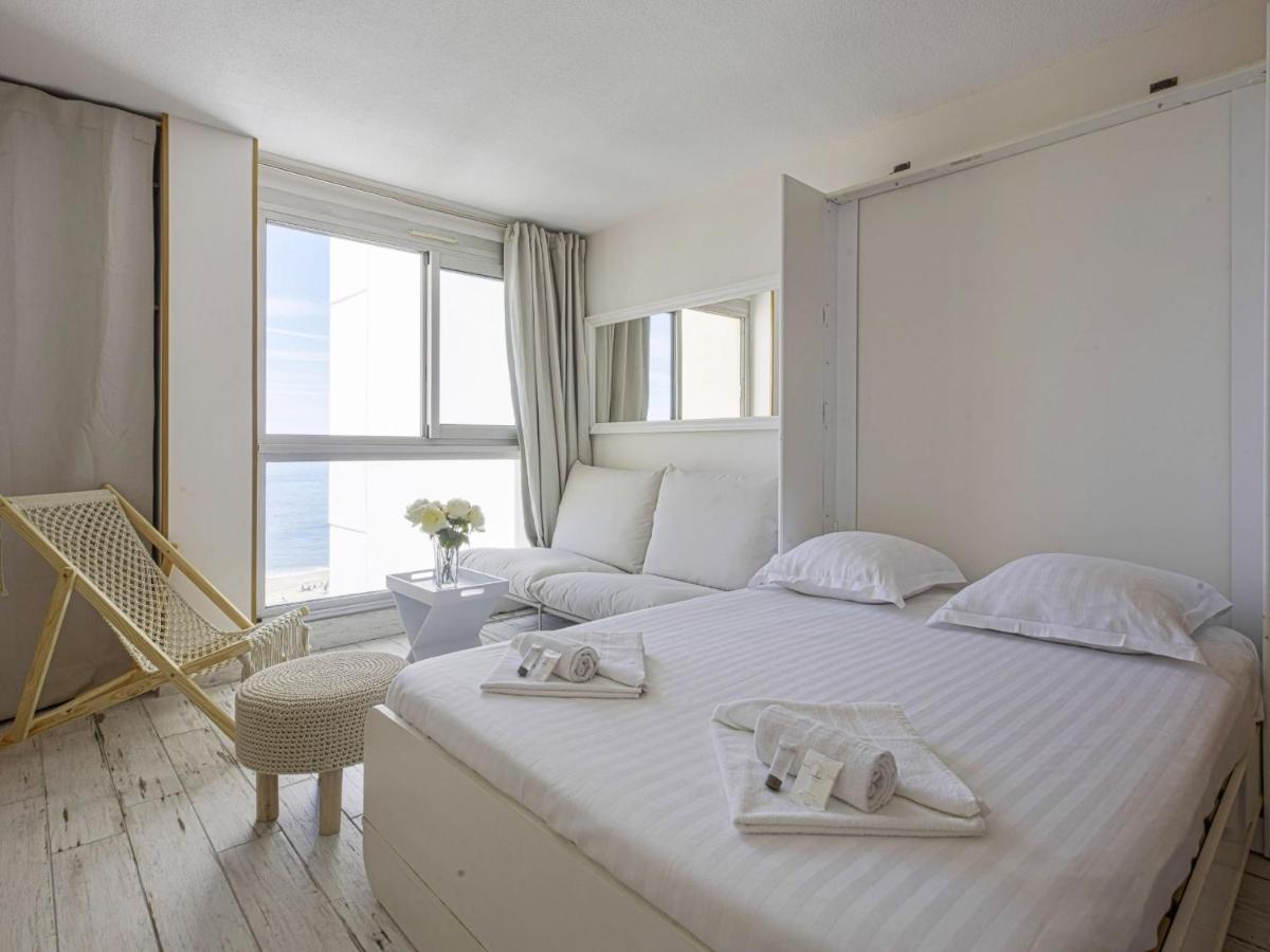 Superbe Studio Face A La Mer Acces Direct Plage Biarritz Exterior foto
